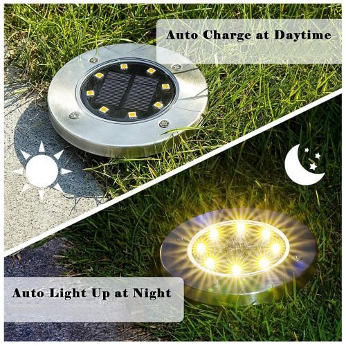 Disk Solarne Lampe - 4 komada