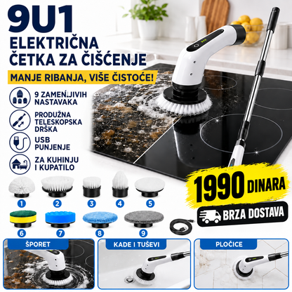 9u1 električna četka za čišćenje