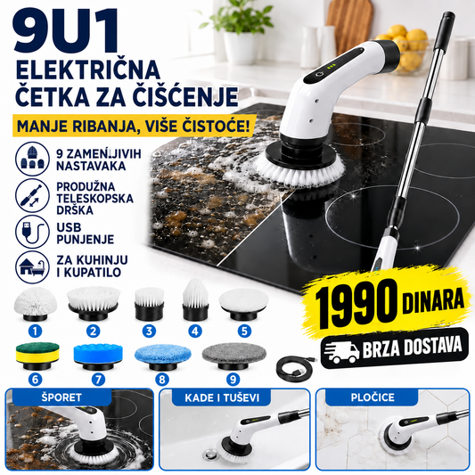 9u1 električna četka za čišćenje