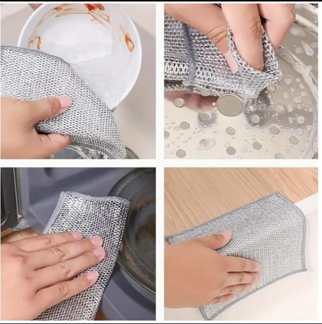 10 žičanih krpa za pranje + pasta za posuđe