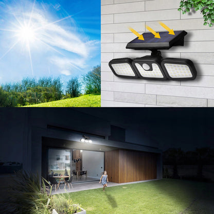 Trostrani Solarni LED Reflektor